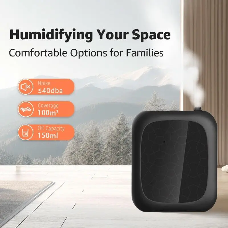 Home Oil Diffuser – 150ml Waterless Cold Air Scent Diffuser (Wall Mounted or Desktop) - Image 8