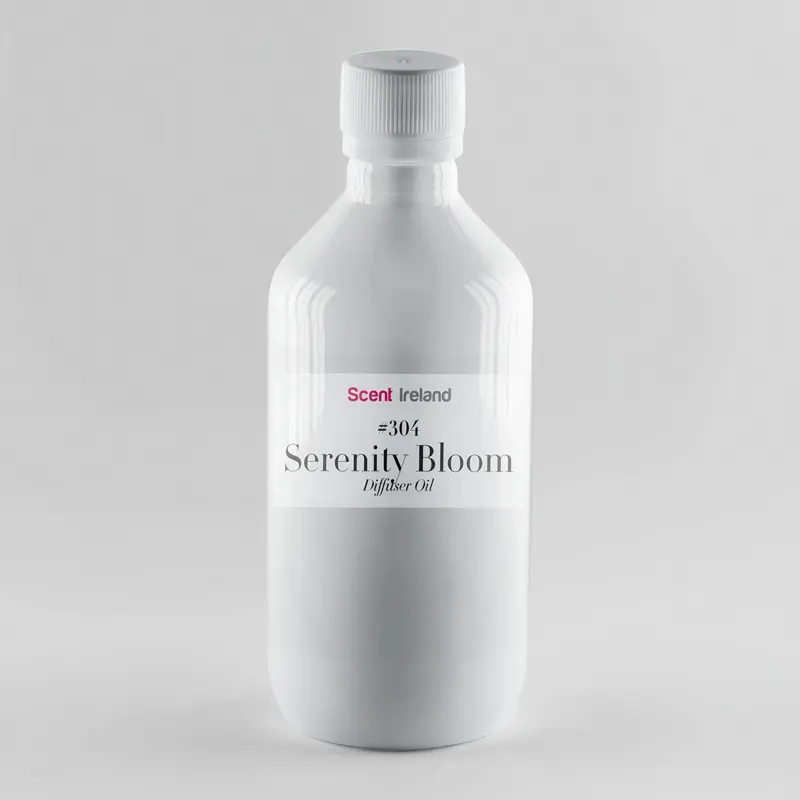 Serenity Bloom calming fragrance oil bottle for diffusers