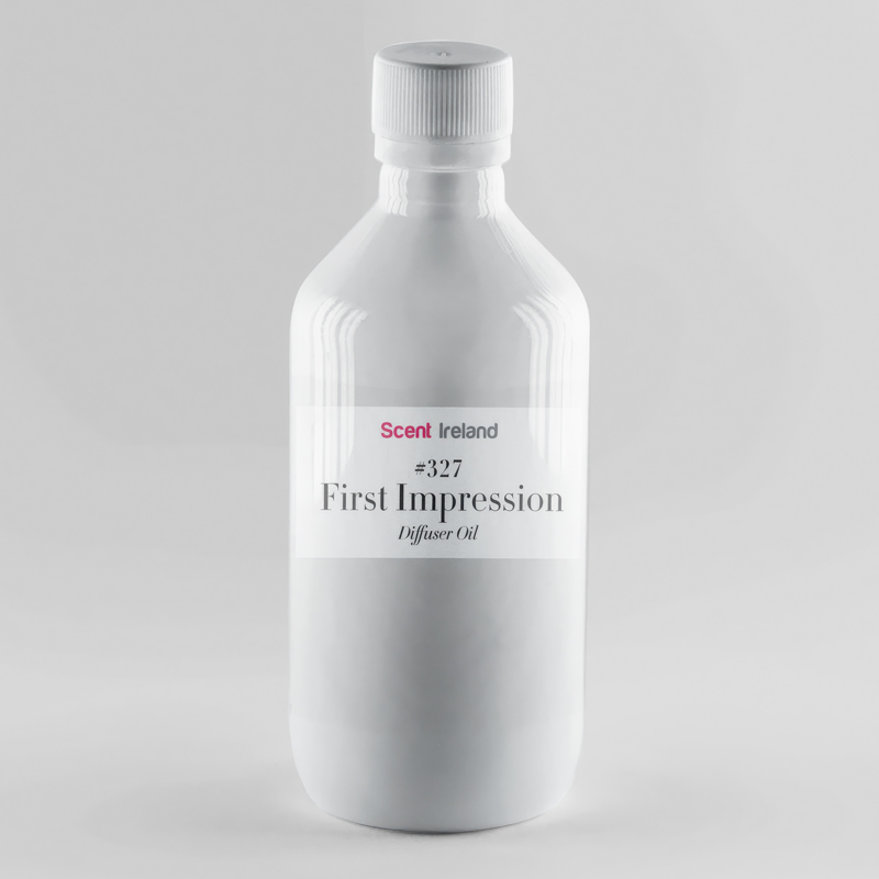 First Impression clean fresh diffuser fragrance with mint lavender and warm woody notes