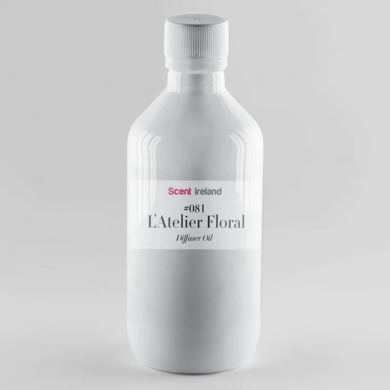 L’Atelier Floral luxury floral diffuser fragrance oil with aldehydes white florals and soft woods
