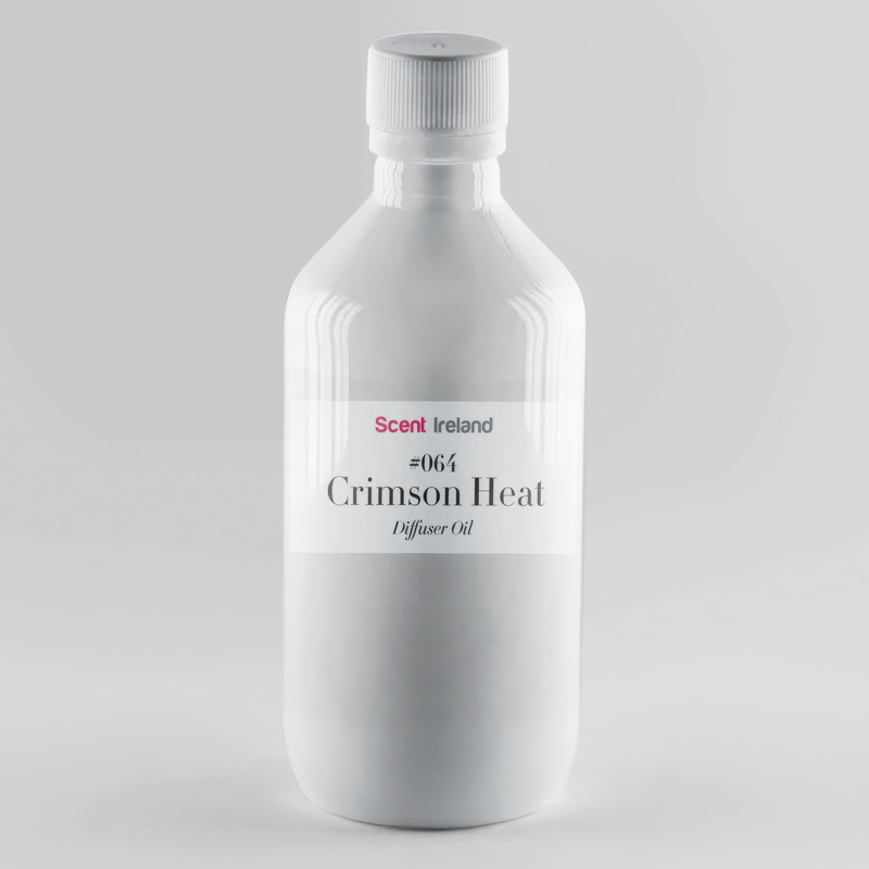 Crimson Heat oriental spicy diffuser fragrance oil with warm spice and vanilla notes