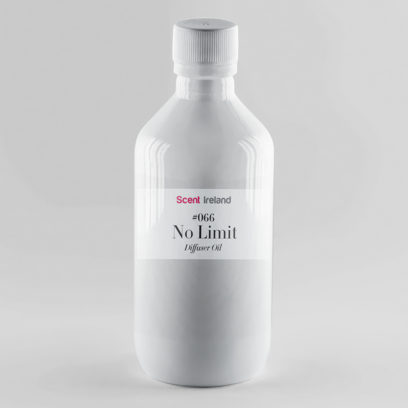 No Limit fresh woody diffuser fragrance oil with citrus pepper and clean woody notes