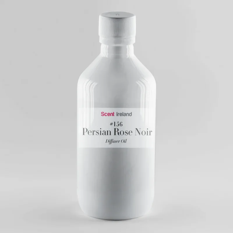 Persian Rose Noir Arabian rose diffuser fragrance with saffron spice and dark woody notes